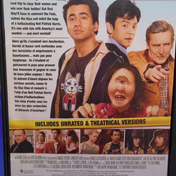 DVDs Lot of 2 Harold and Kumar Escape from Guantanamo Bay and Go To White Castle - Picture 4 of 11